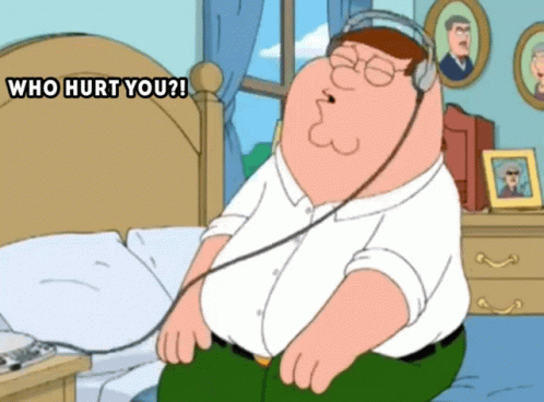 Family Guy Peter Griffin GIF - Family Guy Peter Griffin Who Hurt You GIFs