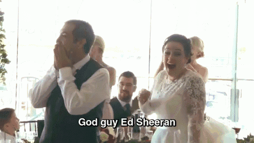 Ed Sheerhan GIF - Ed Sheeran Music Wedding GIFs