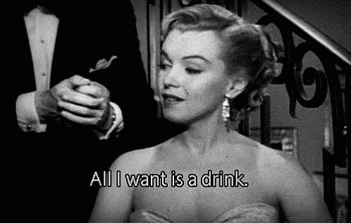 Marilyn Monroe Drink GIF - Marilyn Monroe Drink Thirsty GIFs