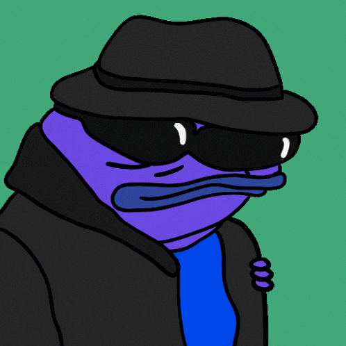 a cartoon character wearing a hat and sunglasses