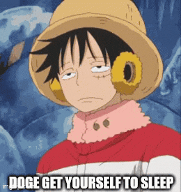 monkey d luffy from one piece is wearing ear muffs and a straw hat .