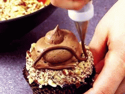 Cupcake Chocolate GIF - Cupcake Chocolate Dessert GIFs
