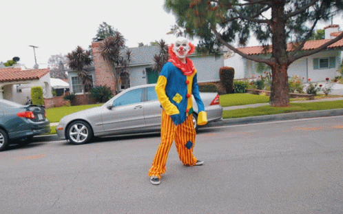 Clown Charging GIF - Clown Charging Coming GIFs