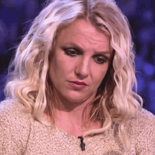 Britney Britney Spears GIF - Britney Britney Spears Unhappy Britney GIFs