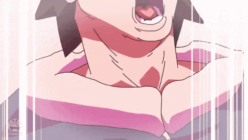 a close up of a person 's neck and chest with a cartoon face behind it
