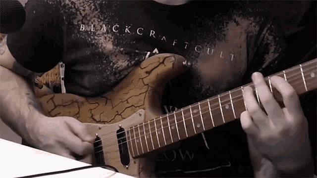 Playing Guitar Jared Dines GIF - Playing Guitar Jared Dines Lets Rock GIFs