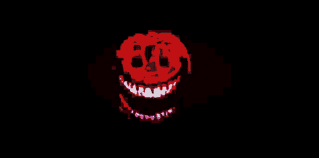 a white circle with a black background is glowing in the dark