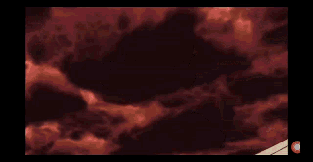 a lightning bolt is flying through a pink and black cloudy sky