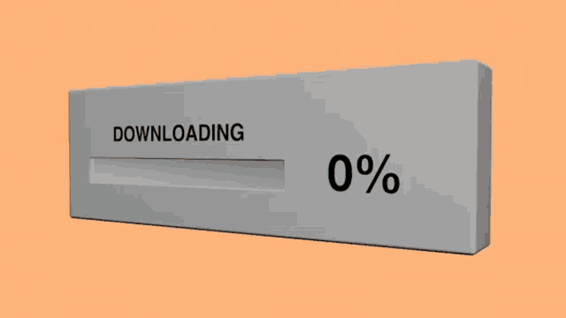 a downloading bar shows a percentage of 52 %