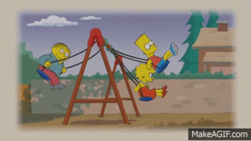 Swing The Simpsons GIF - Swing The Simpsons Bart Simpson GIFs