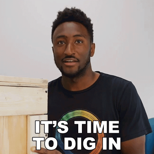 Its Time To Dig In Marques Brownlee GIF - Its Time To Dig In Marques Brownlee Time To Get Started GIFs