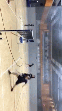 Badminton In Your Face GIF - Badminton In Your Face Practice GIFs