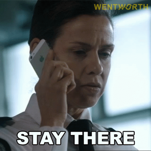 Stay There Vera Bennett GIF - Stay There Vera Bennett Wentworth GIFs