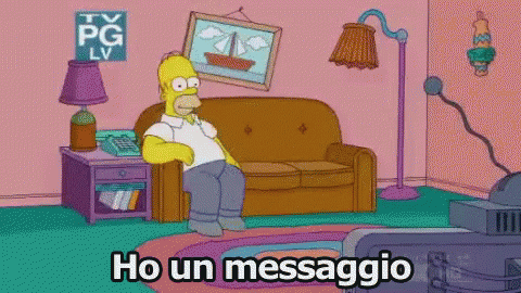 Cellulare Telefono Messaggio Sms Ho Un Messaggio Notifica Simpson Homer Simpson GIF - Cellphone Phone Mobile GIFs