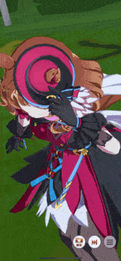 a screenshot of a video game shows a girl wearing a hat