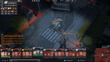 a screenshot of a video game shows a few teams fighting each other including team 4