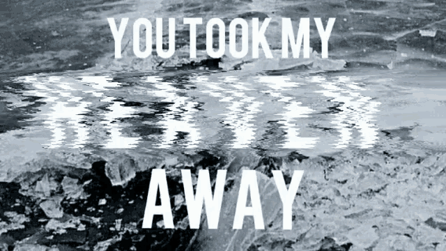a poster that says you took my heart away on it