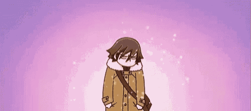 a cartoon of a man in a trench coat with a question mark above his head .