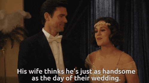 Wcth Hearties Nathan Elizabeth Natebeth His Wife Thinks Just As Handsome As Day Of Wedding GIF