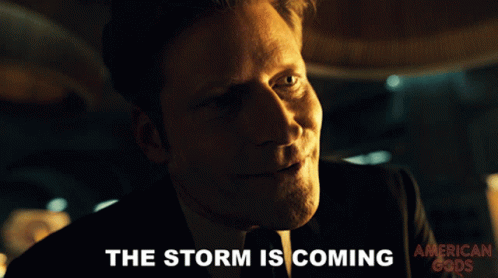 The Storm Is Coming Crispin Glover GIF - The Storm Is Coming Crispin Glover Mr World GIFs