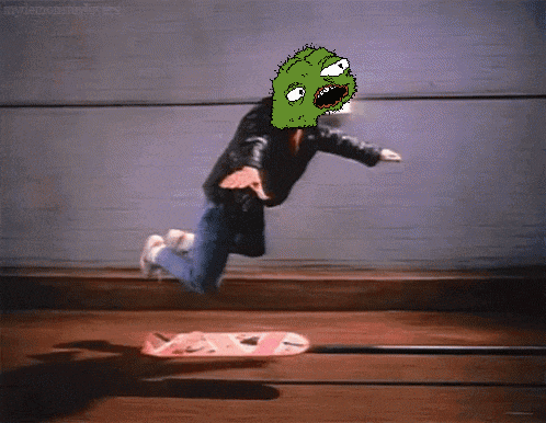 a cartoon of a person riding a skateboard with a cactus head on it