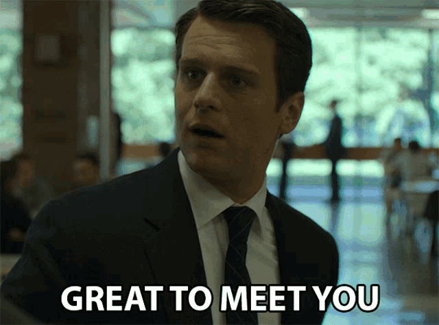 Great To Meet You Nice To Meet You GIF - Great To Meet You Nice To Meet You Pleased To Meet You GIFs