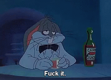 Bugs Bunny Drinking GIF - Bugs Bunny Drinking Depressed GIFs