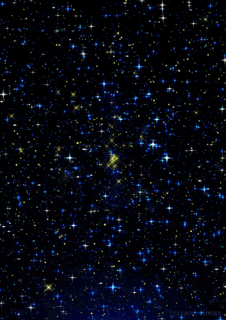 a picture of a starry night sky with the words " galaxy world " on the bottom right
