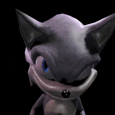 a close up of a cartoon character covering his face with his hands