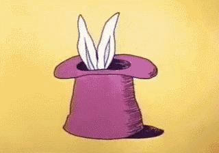 Three GIF - Magic Bunny Hat GIFs