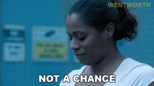 Not A Chance Doreen Anderson GIF - Not A Chance Doreen Anderson S2e3 GIFs