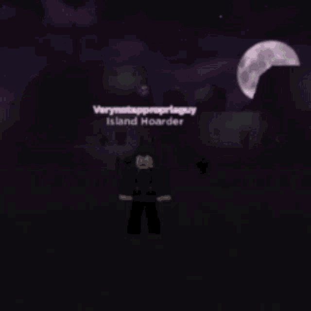 a very metapropreguy island hoarder appears in a video game screen