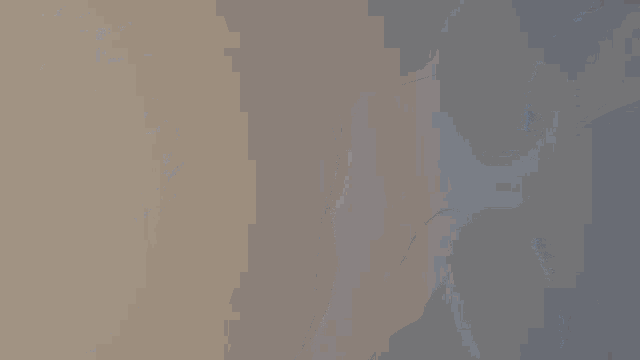 a drawing of a waterfall with a reflection of trees in it