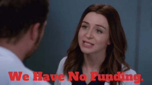 Greys Anatomy Amelia Shepherd GIF - Greys Anatomy Amelia Shepherd We Have No Funding GIFs