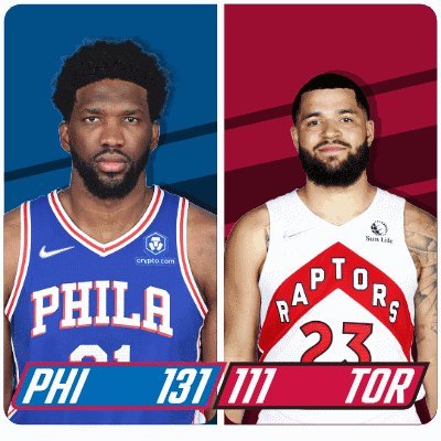 Philadelphia 76ers (131) Vs. Toronto Raptors (111) Post Game GIF - Nba Basketball Nba 2021 GIFs