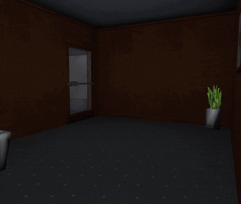 a computer generated image of a man standing in a room