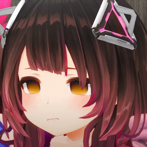a close up of a girl 's face with headphones on