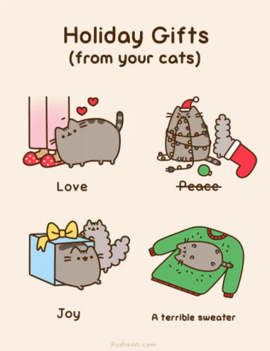 Pusheen Gifts From Your Cat GIF - Pusheen Gifts From Your Cat Cat GIFs