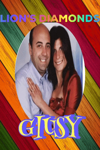 a lion 's diamonds gitsy album cover with a man and woman on it