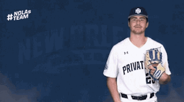 a baseball player wearing a jersey that says privat kulivan