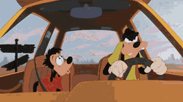 Goofy Movie GIF - Goofy Movie Car GIFs
