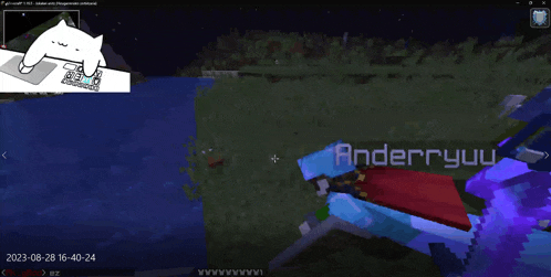 a screenshot of a video game with the name anderryuu