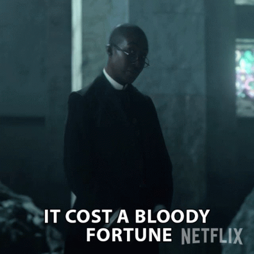 It Cost A Bloody Fortune Lucienne GIF - It Cost A Bloody Fortune Lucienne Vivienne Acheampong GIFs