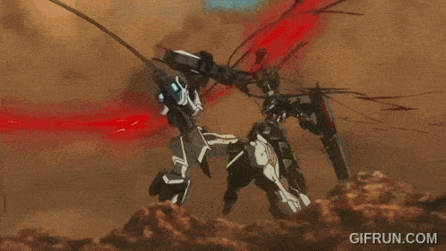 a gif from gifrun.com shows a robot flying in the air
