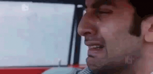 Heartbroken Ranbir GIF - Indian Bollywood Crying GIFs