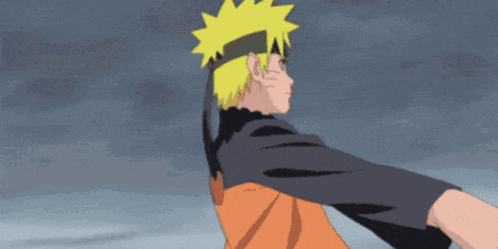 a cartoon character with a headband that says ' naruto ' on it