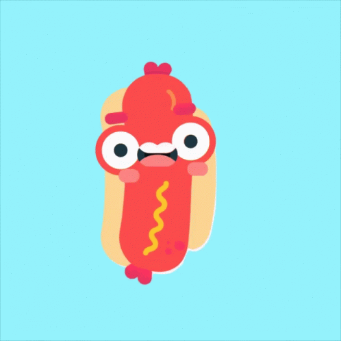 Hot Dog Happy GIF - Hot Dog Happy Smile GIFs