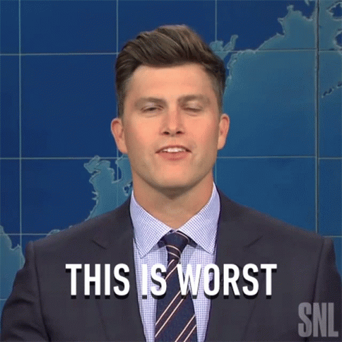 This Is Worst Colin Jost GIF - This Is Worst Colin Jost Saturday Night Live GIFs