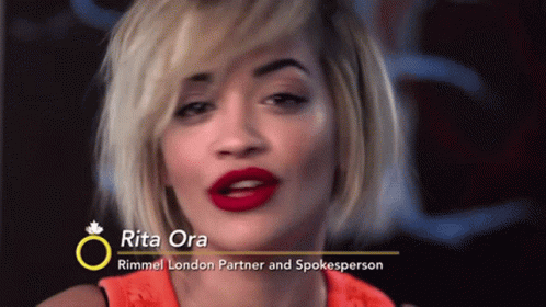Rita Ora Diamonds GIF - Rita Ora Diamonds Rimmel London GIFs