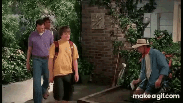 Two And A Half Men Gardener GIF - Two And A Half Men Gardener Coughing GIFs